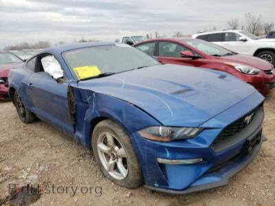 2018 Ford MUSTANG, синий — VIN 1FA6P8TH5J5163355, Copart