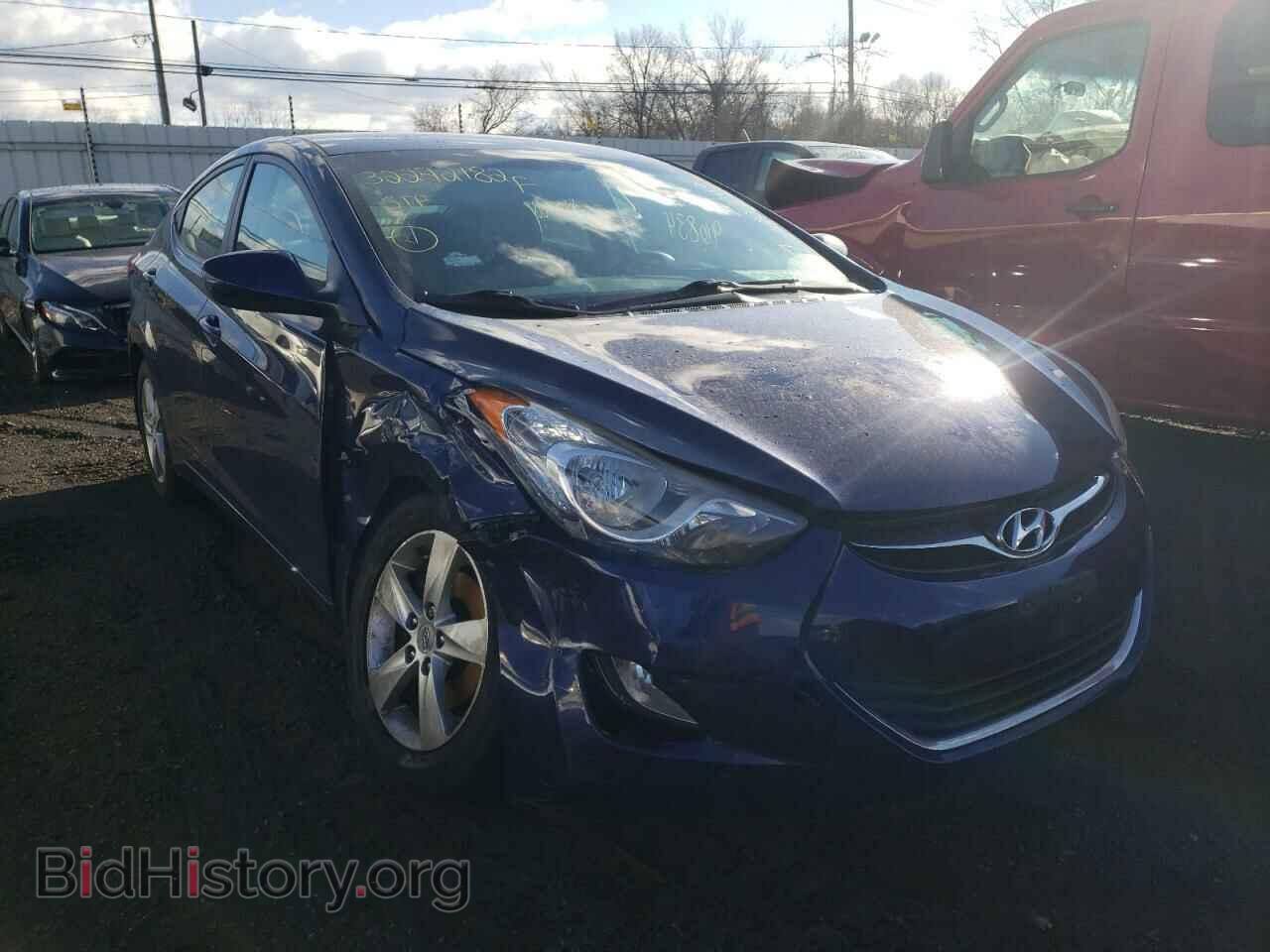 Photo 5NPDH4AE9CH143855 - HYUNDAI ELANTRA 2012