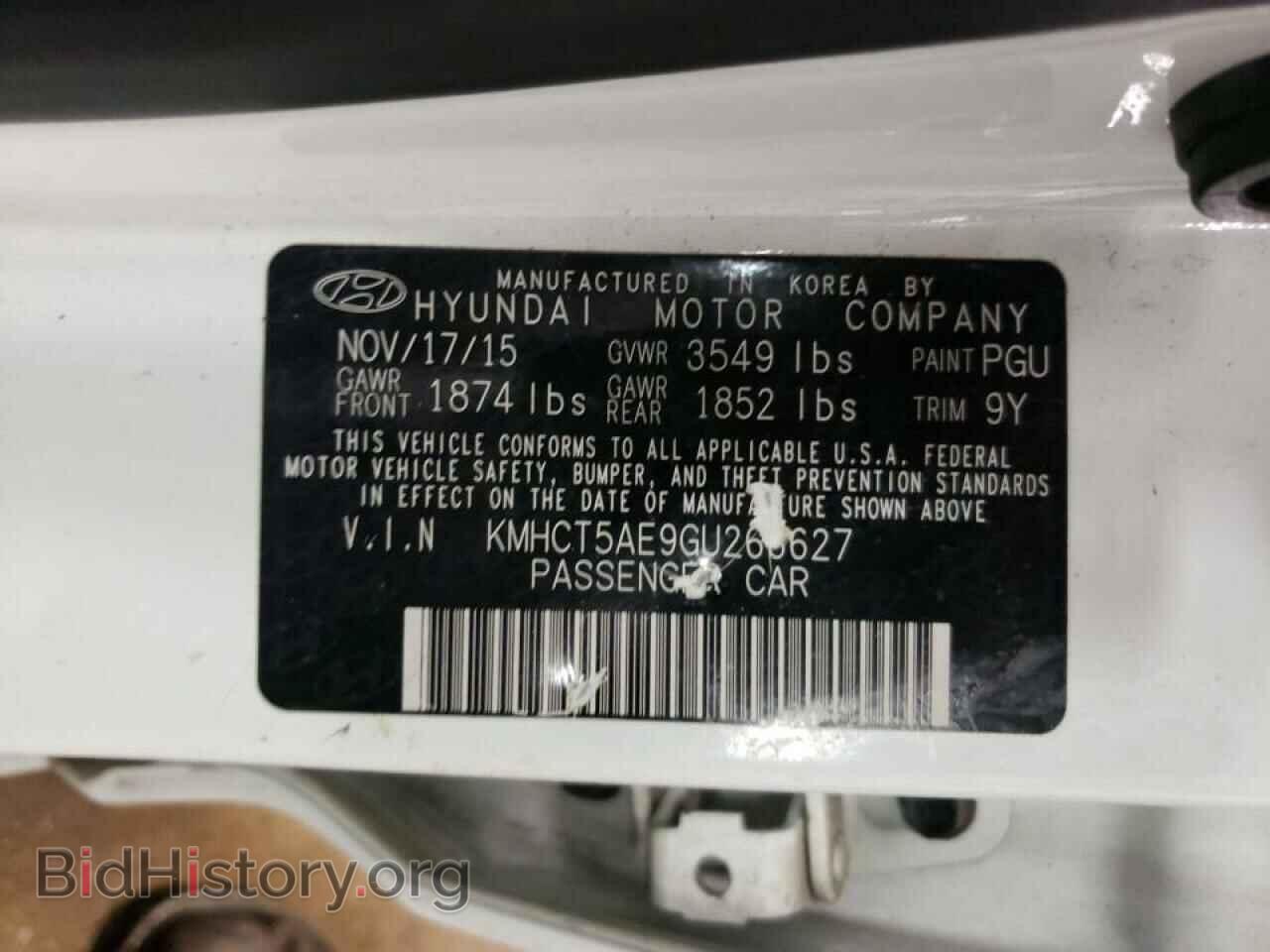 2016 HYUNDAI ACCENT - VIN: KMHCT5AE9GU266627 - Фото 10