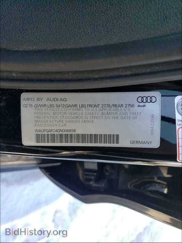 2016 AUDI A6 - VIN: WAUFGAFC4GN008898 - Фото 10