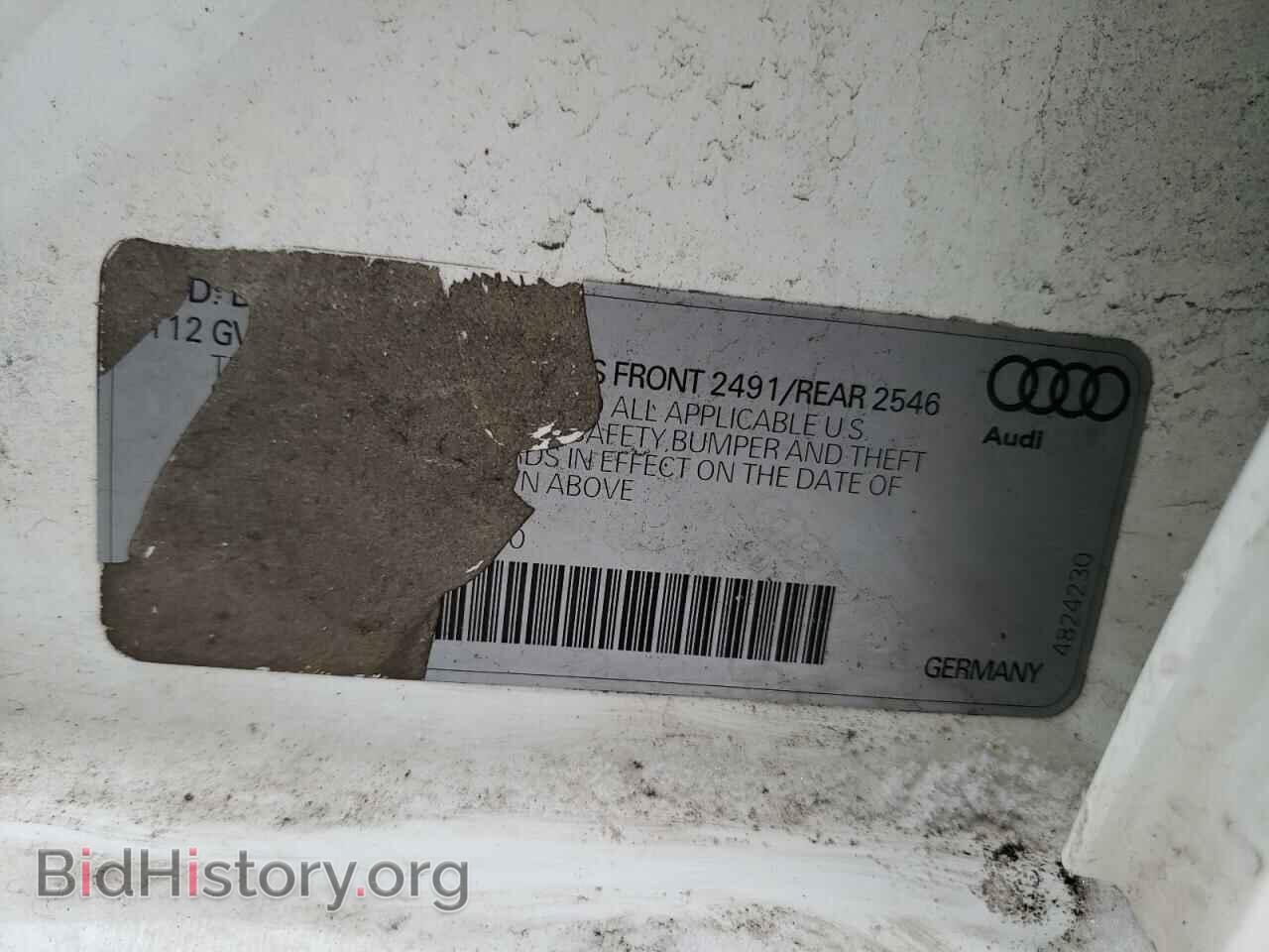 2013 AUDI A4 - VIN: WAUBFAFL6DN032150 - Фото 10