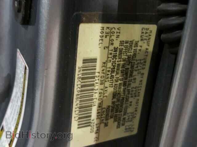 2011 NISSAN VERSA - VIN: 3N1BC1CP8BL451717 - Фото 10