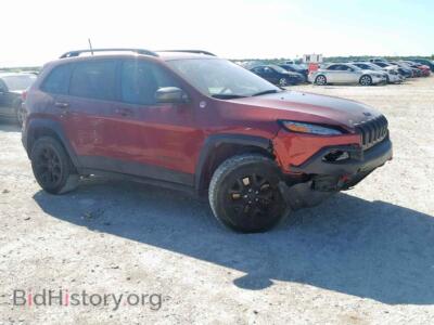 2017 Jeep CHEROKEE Cherokee T, красный — VIN 1C4PJMBS8HW574842, Copart