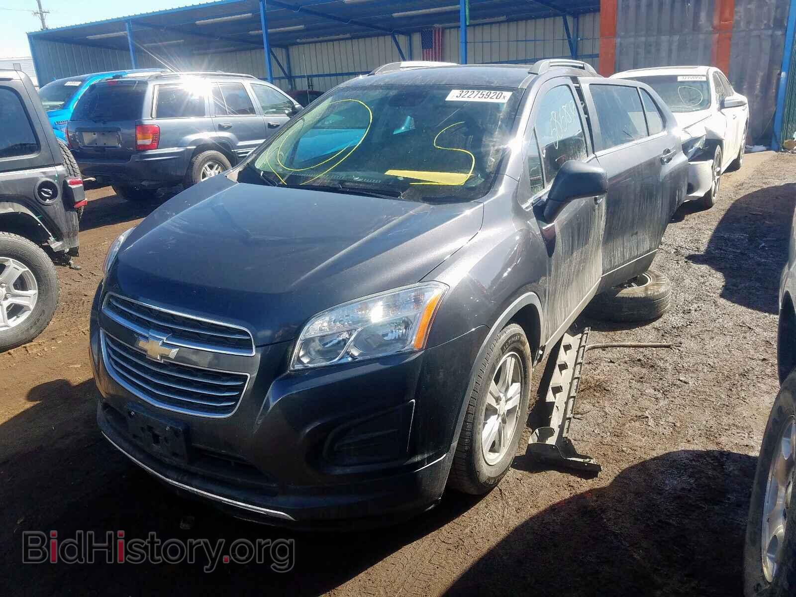 2016 CHEVROLET TRAX - VIN: 3GNCJLSB3GL200899 - Фото 2