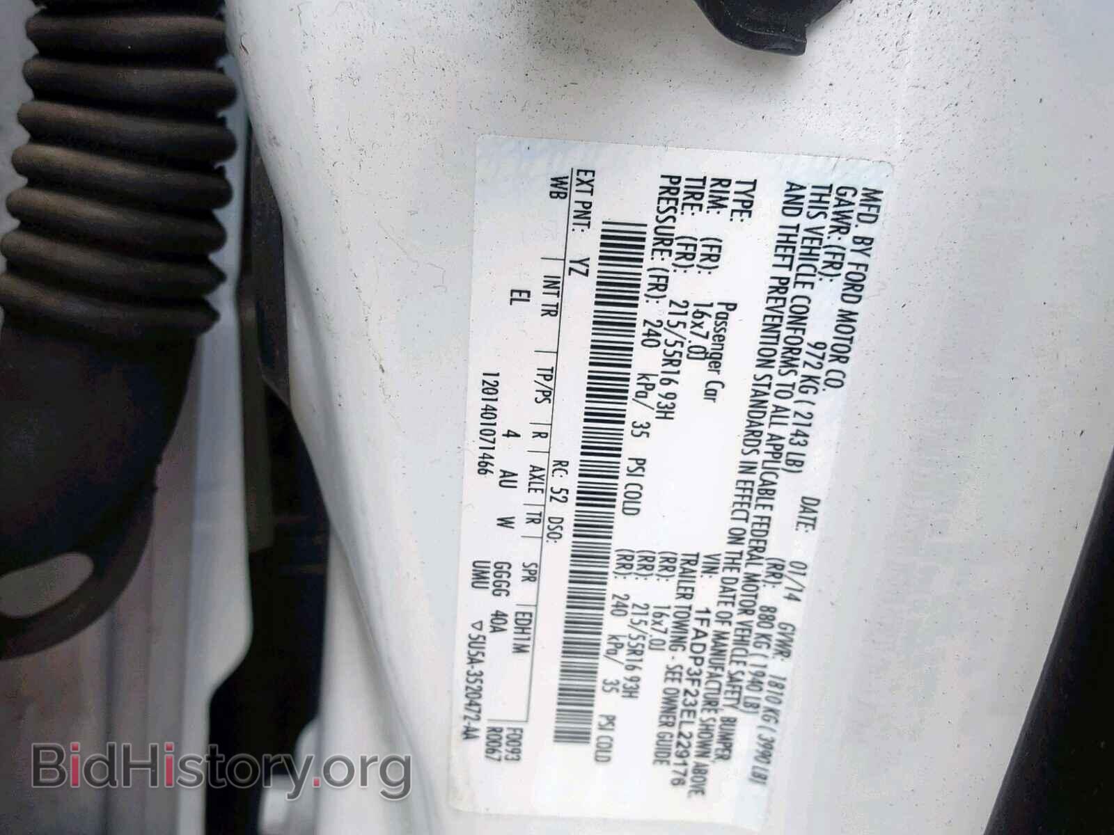 2014 FORD FOCUS SE - VIN: 1FADP3F23EL229176 - Фото 10