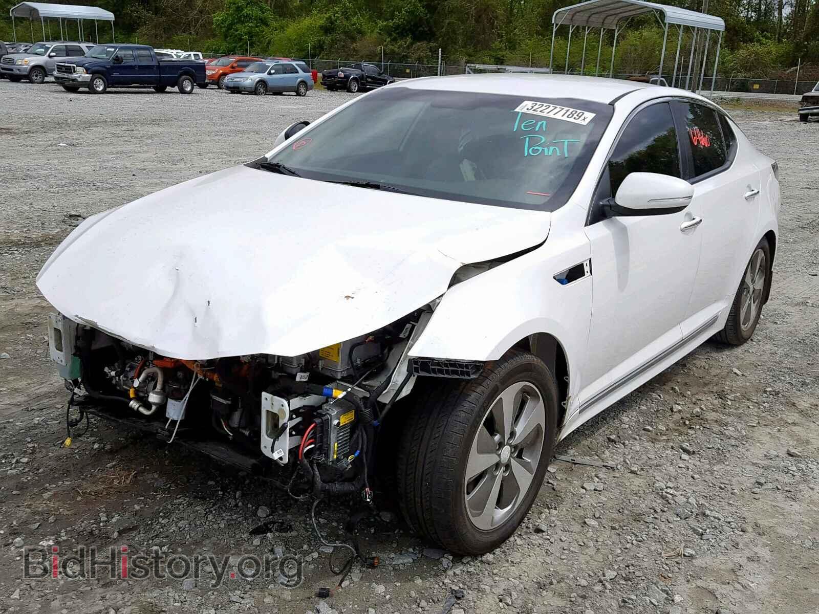 2014 KIA OPTIMA HYB - VIN: KNAGN4AD3E5073105 - Фото 2