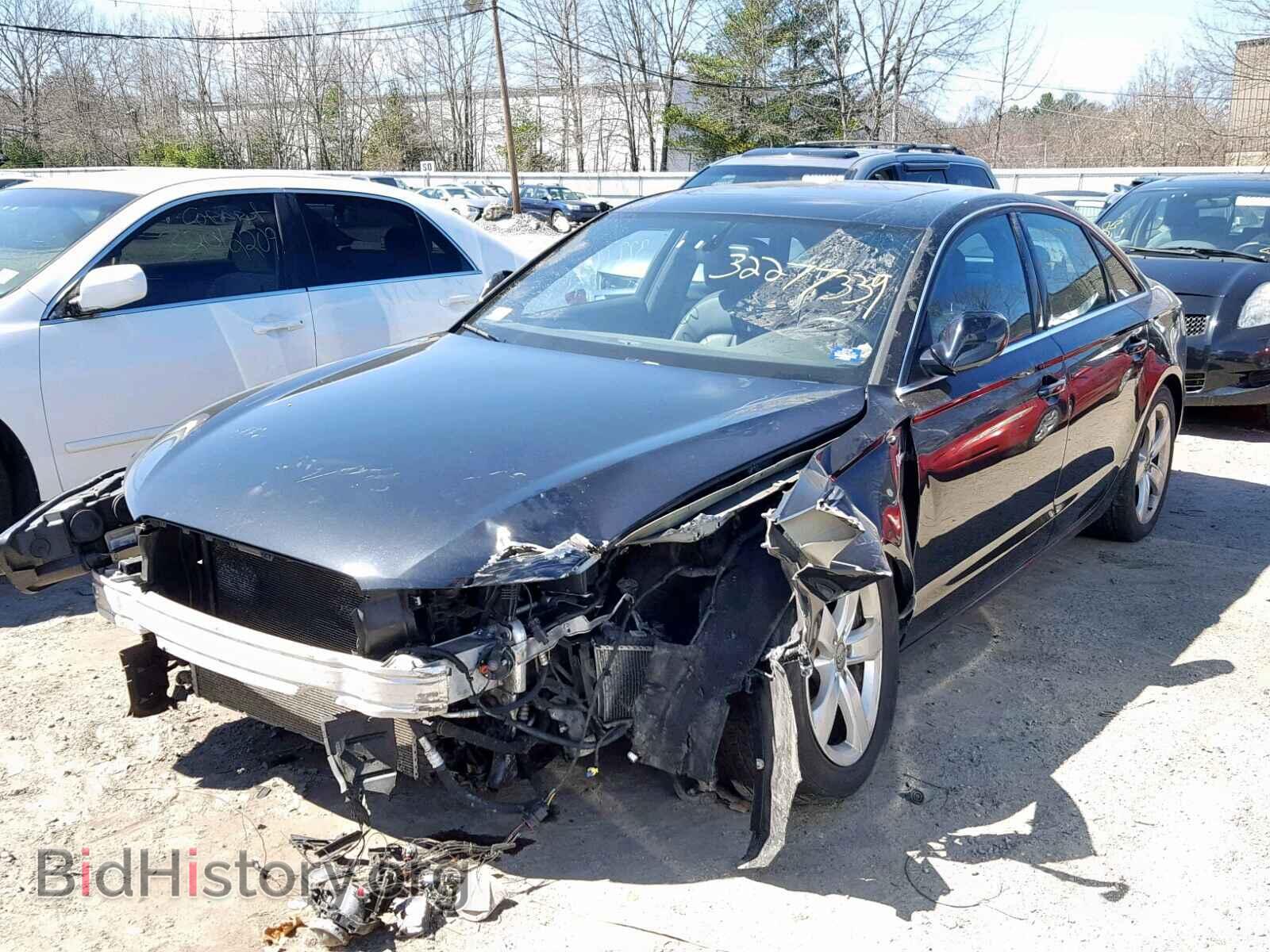 2012 AUDI A6 - VIN: WAUGGAFCXCN124704 - Фото 2