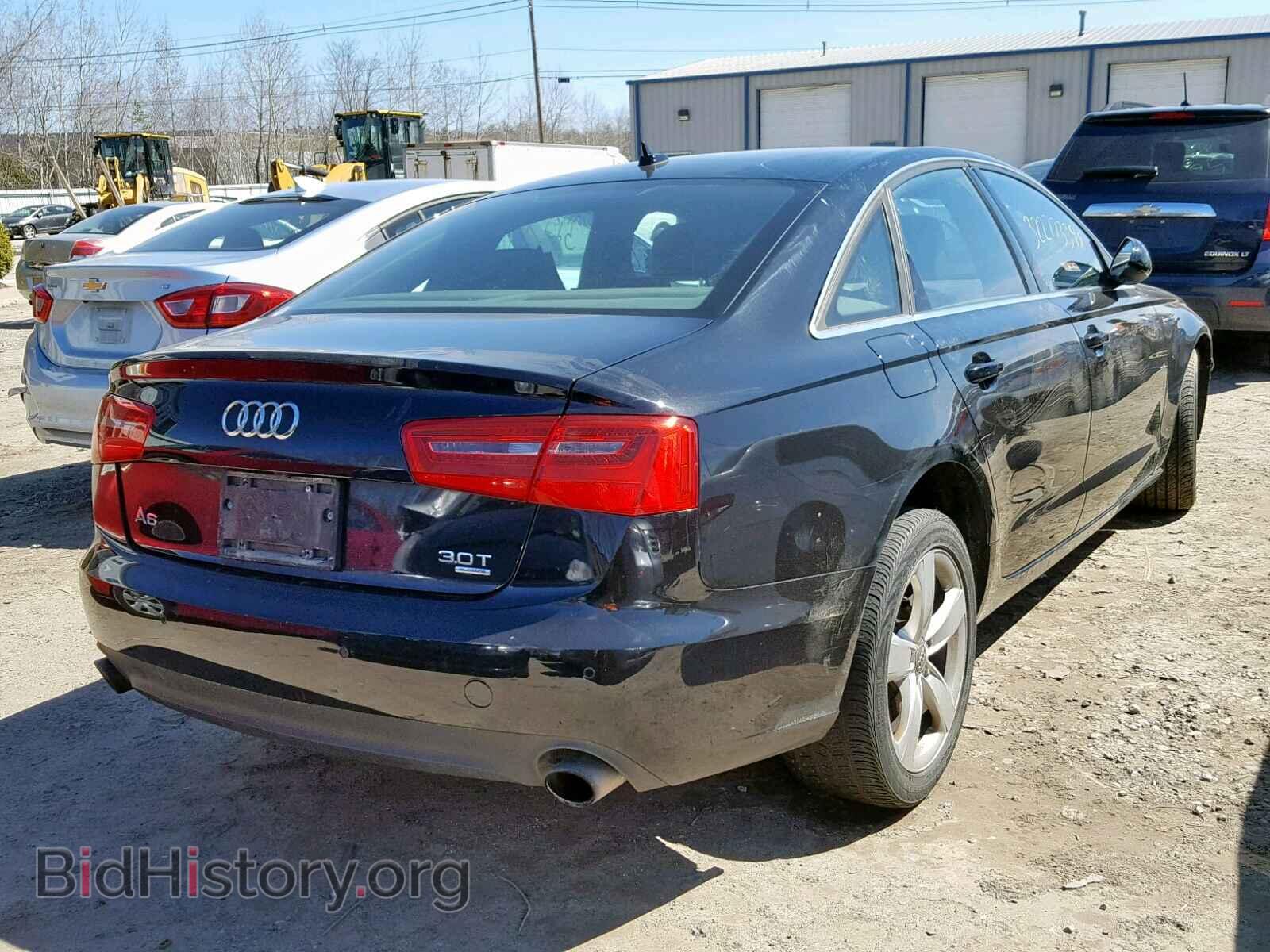 2012 AUDI A6 - VIN: WAUGGAFCXCN124704 - Фото 4