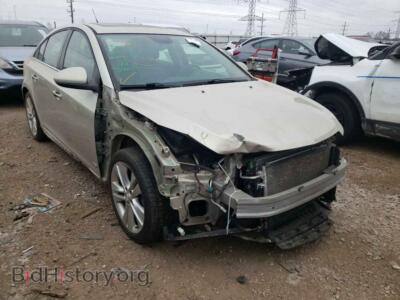 2013 Chevrolet CRUZE Cruze LTZ, gold — VIN 1G1PG5SB3D7149322, Copart