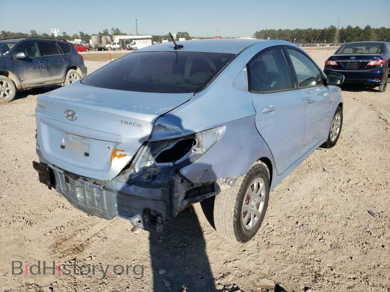 2013 HYUNDAI ACCENT - VIN: KMHCT4AE4DU522677 - Фото 4