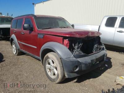 2007 Dodge NITRO Nitro SXT, red — VIN 1D8GT28K87W704057, Copart