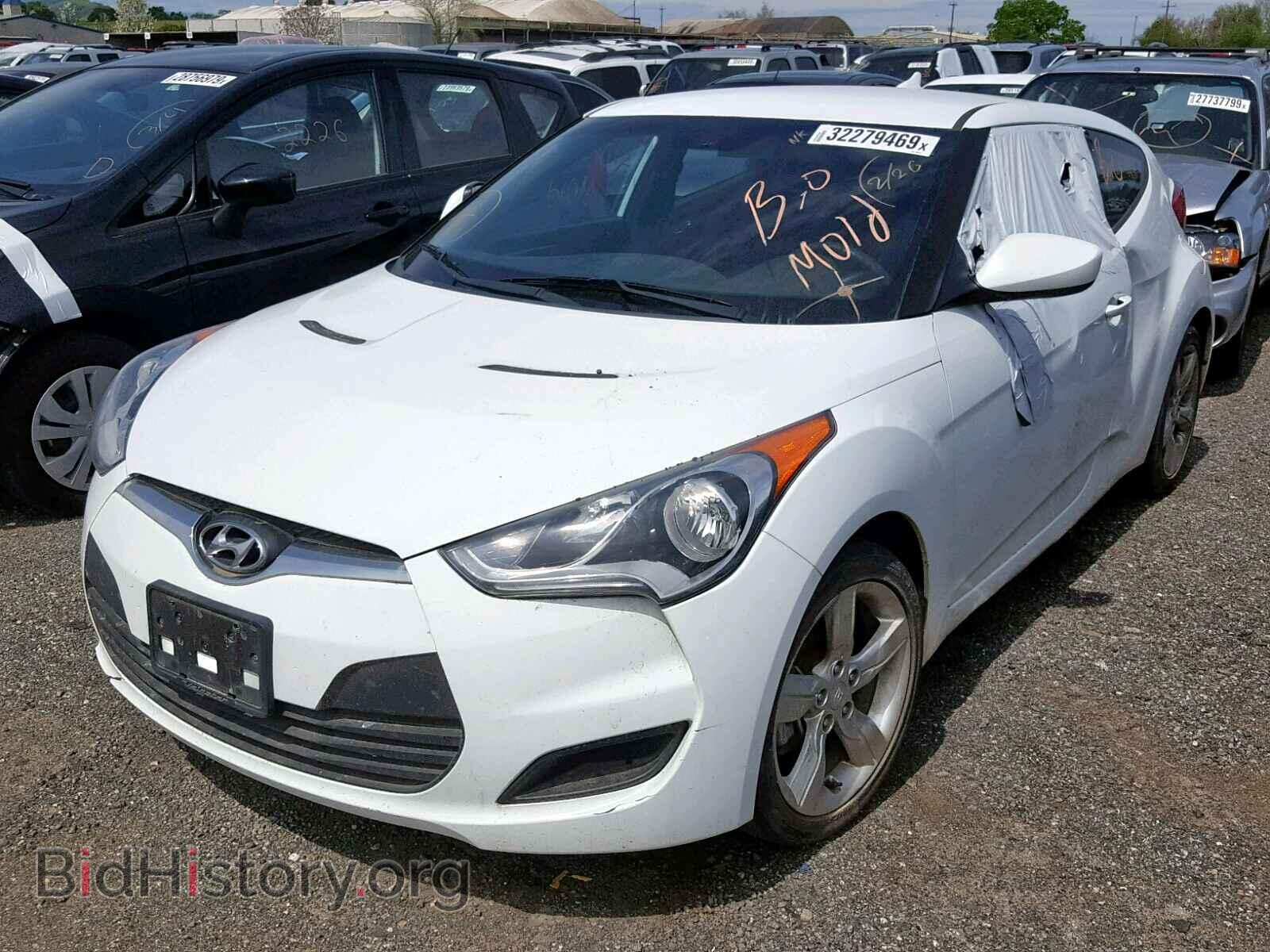 2014 HYUNDAI VELOSTER - VIN: KMHTC6AD9EU192832 - Фото 2