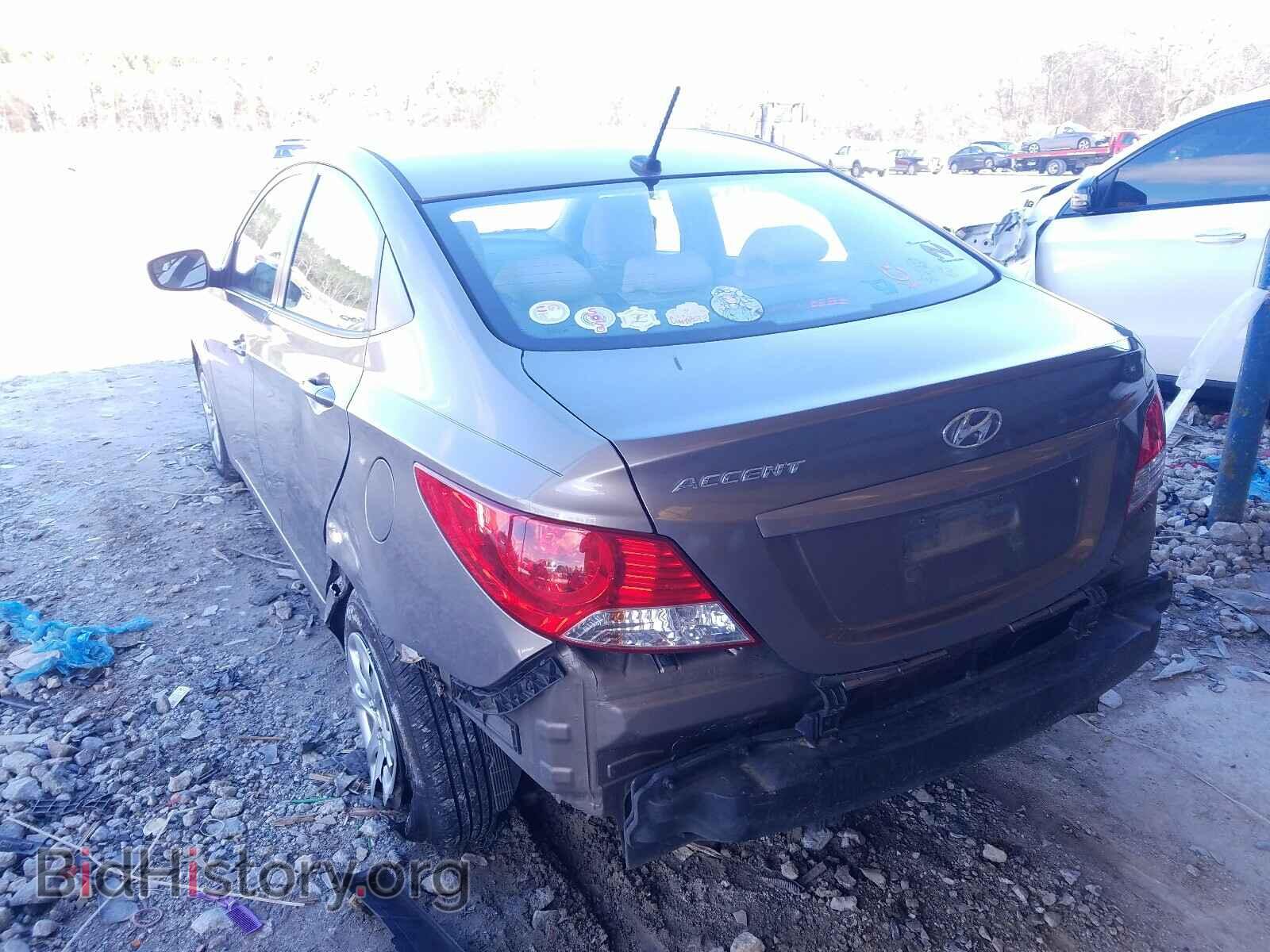 2014 HYUNDAI ACCENT - VIN: KMHCT4AE6EU693013 - Фото 3