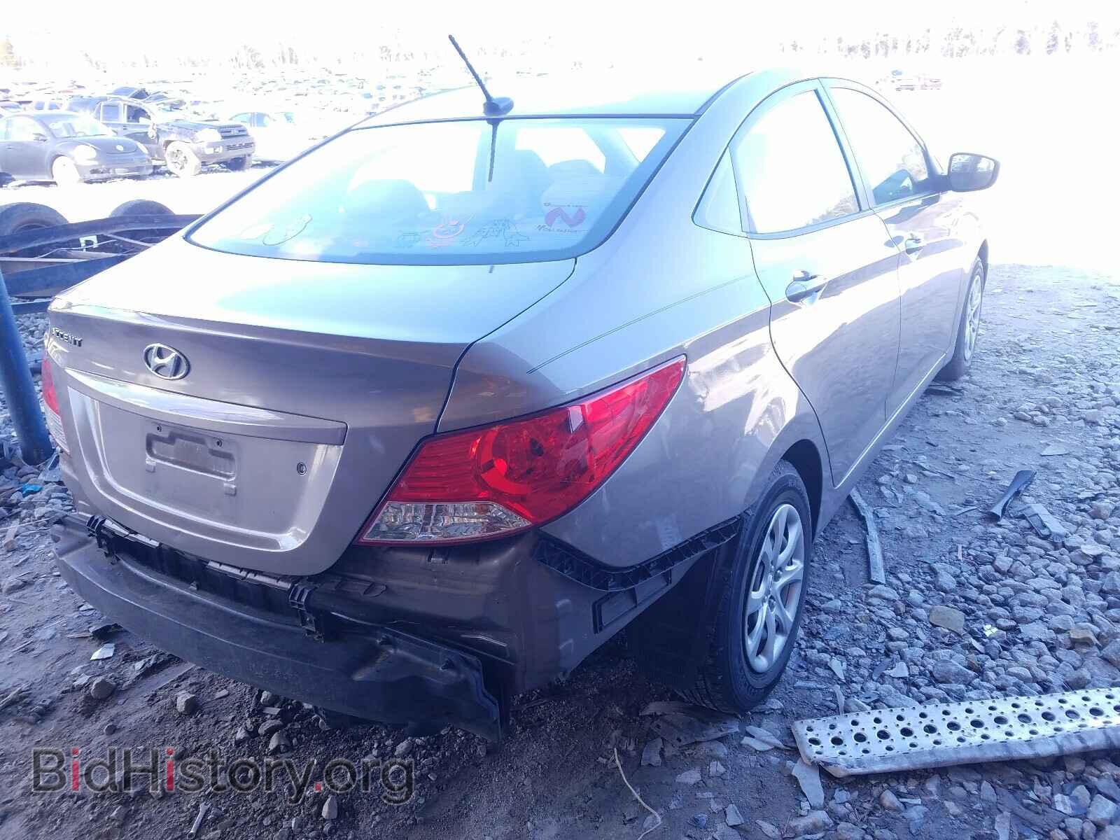 2014 HYUNDAI ACCENT - VIN: KMHCT4AE6EU693013 - Фото 4