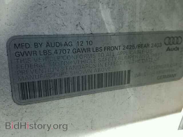 2011 AUDI A4 - VIN: WAUEFAFL8BN035562 - Photo 10