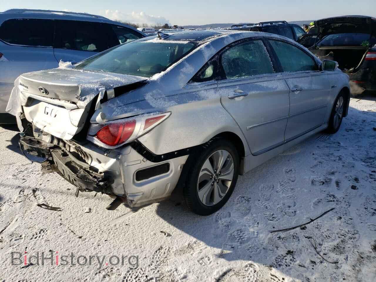 2014 HYUNDAI SONATA - VIN: KMHEC4A42EA107067 - Фото 4