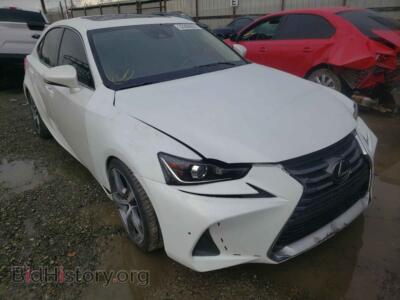 2017 Lexus IS IS 200t, белый — VIN JTHBA1D23H5045499, Copart