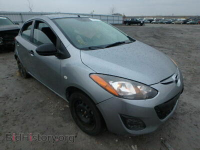 2013 Mazda 2 MAZDA2, серый — VIN JM1DE1KY2D0168997, Copart