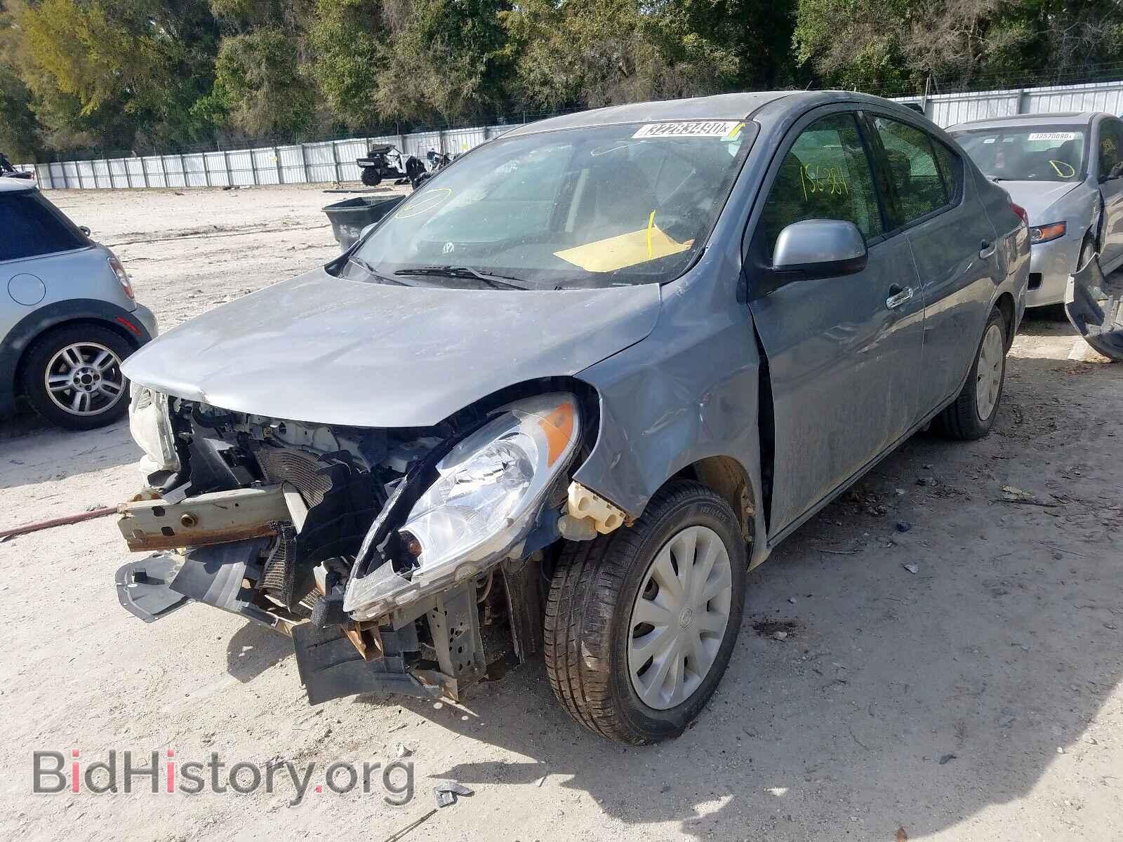 2014 NISSAN VERSA - VIN: 3N1CN7AP2EL824355 - Фото 2