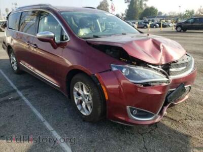 2018 Chrysler PACIFICA Pacifica L, burgundy — VIN 2C4RC1GG3JR268913, Copart