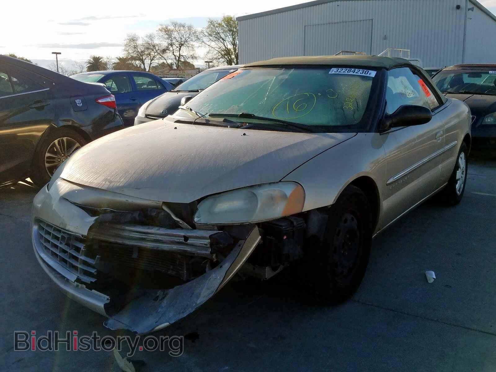 2001 CHRYSLER SEBRING - VIN: 1C3EL45U01N723887 - Фото 2