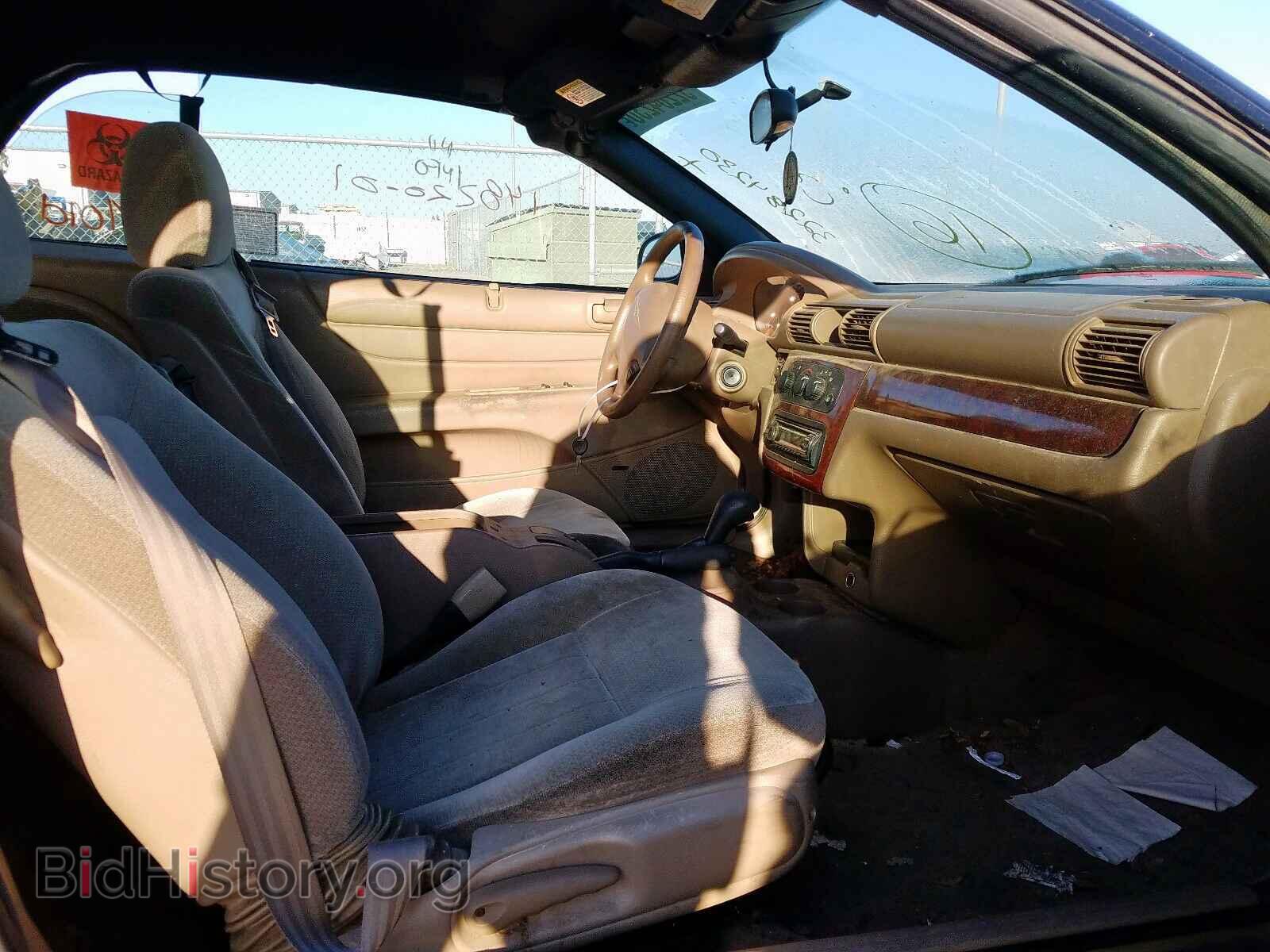 2001 CHRYSLER SEBRING - VIN: 1C3EL45U01N723887 - Фото 5