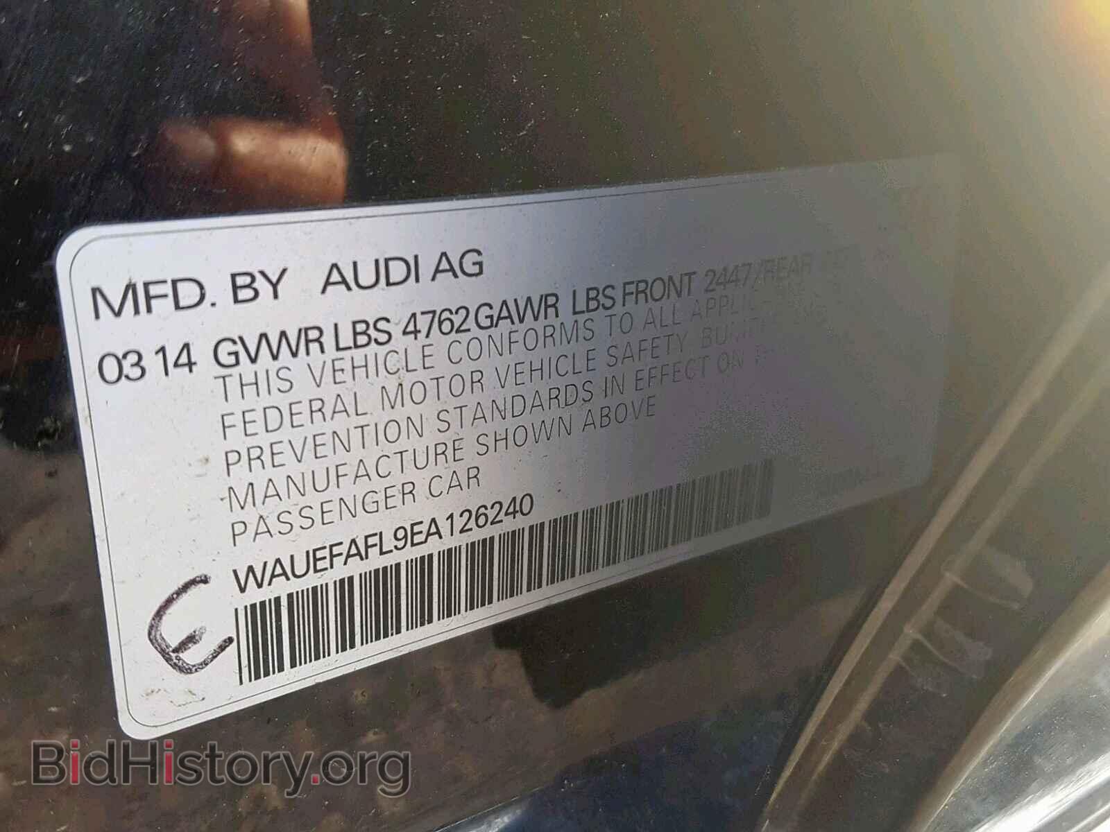 2014 AUDI A4 - VIN: WAUEFAFL9EA126240 - Photo 10
