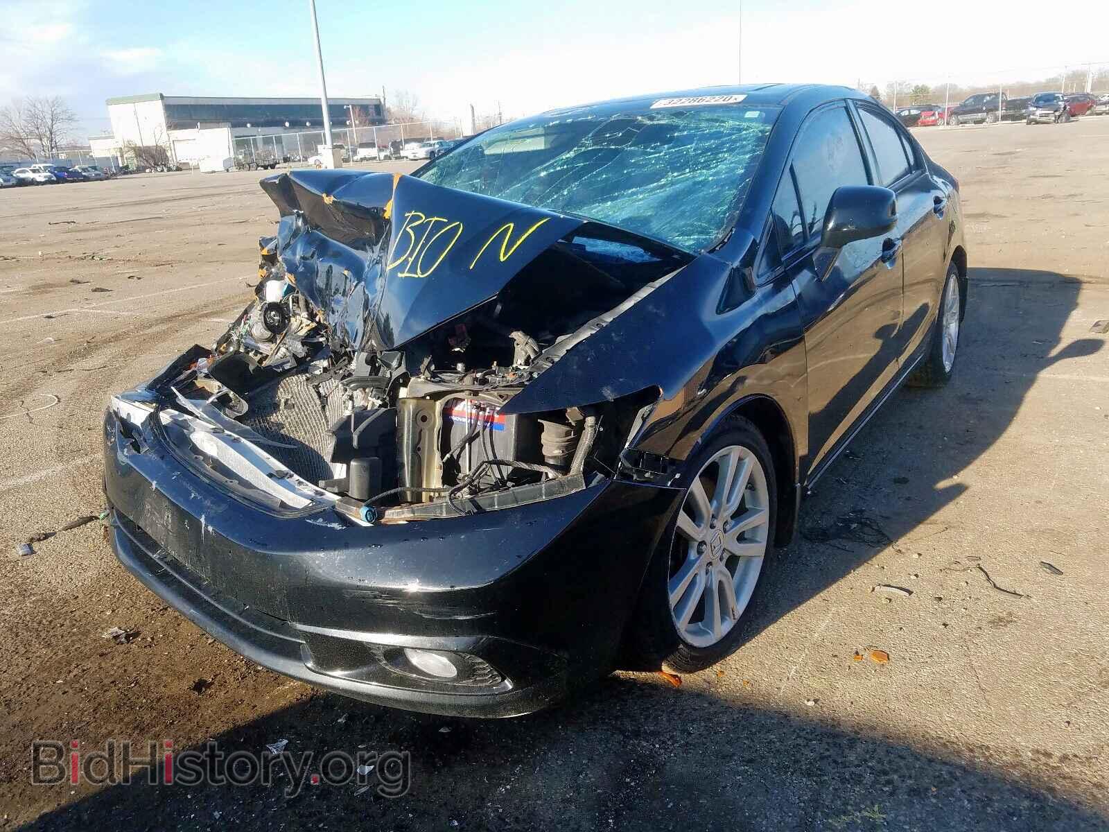 2012 HONDA CIVIC - VIN: 2HGFB6E56CH702126 - Фото 2
