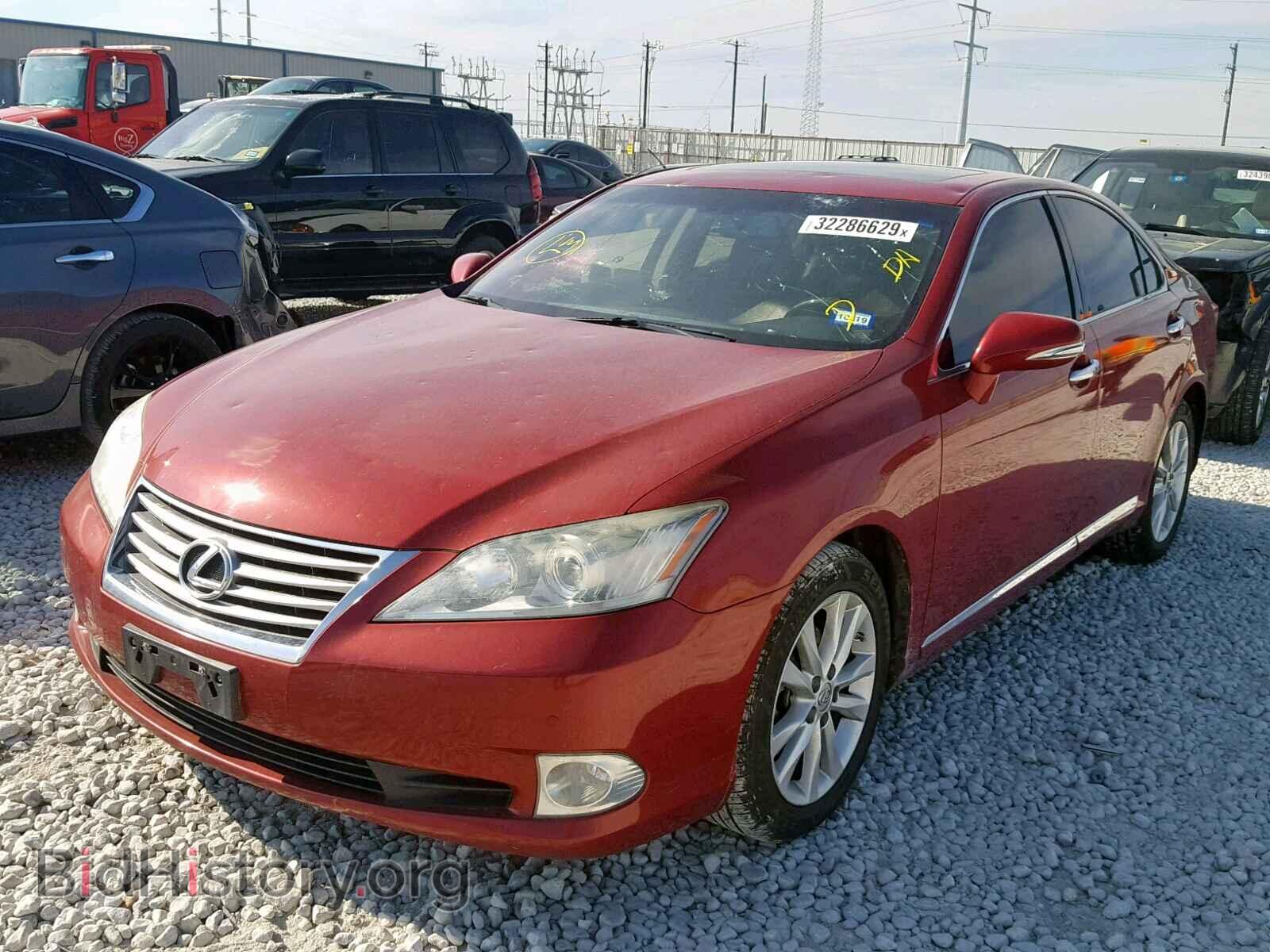 2011 LEXUS ES350 - VIN: JTHBK1EG1B2430950 - Фото 2