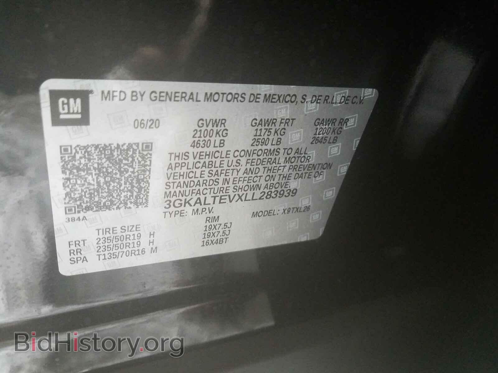 2020 GMC TERRAIN - VIN: 3GKALTEVXLL283939 - Photo 10