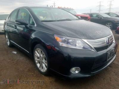 2010 Lexus HS HS 250h, черный — VIN JTHBB1BA3A2021220, Copart