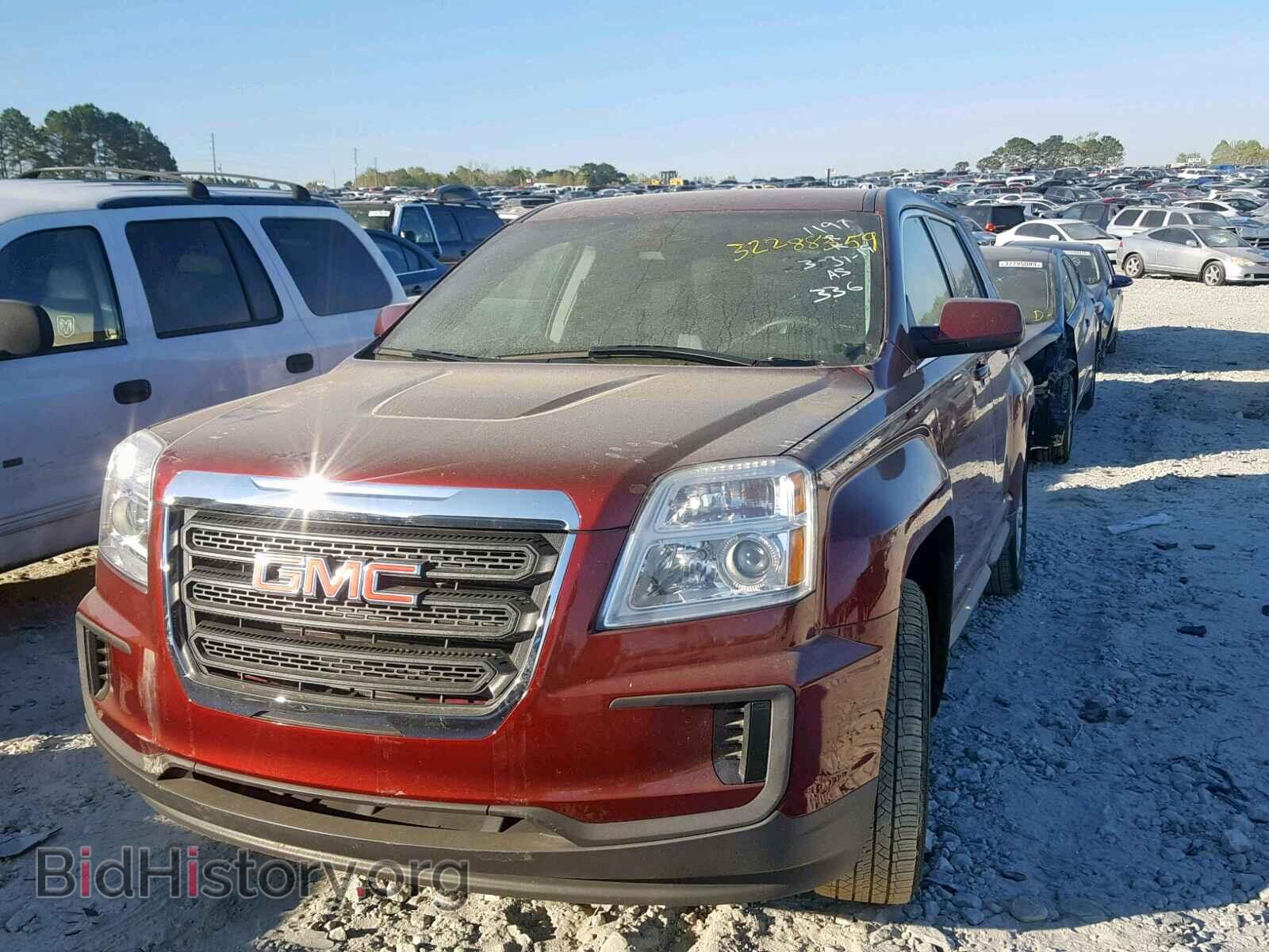 2017 GMC TERRAIN SL - VIN: 2GKALMEK2H6202522 - Фото 2