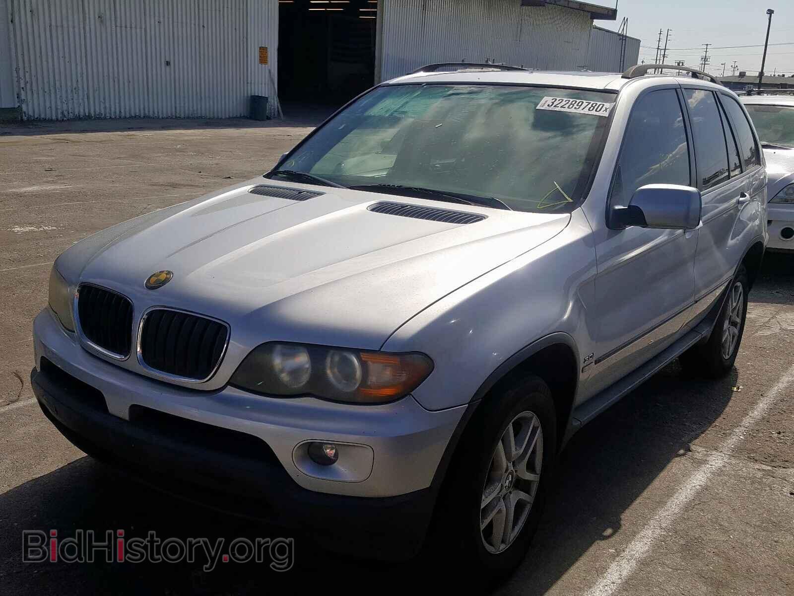 2005 BMW X5 - VIN: 5UXFA13585LY00182 - Фото 2