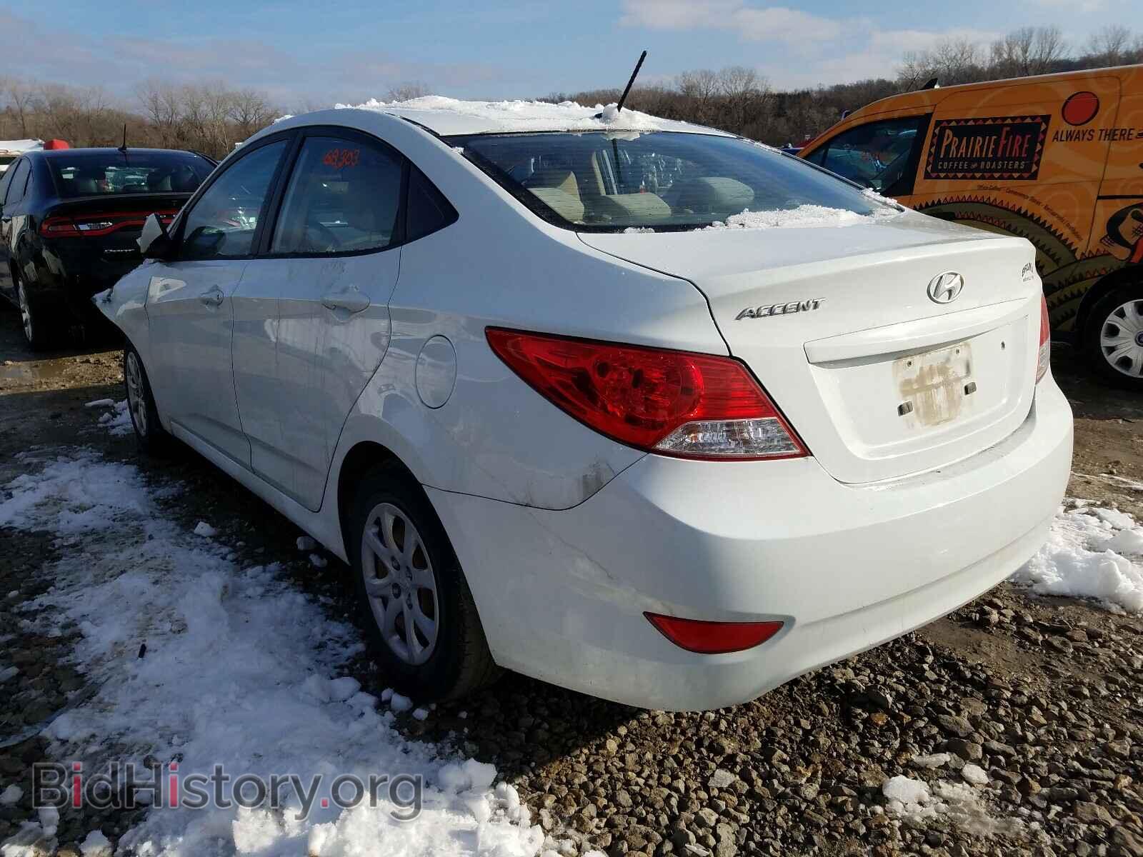 2013 HYUNDAI ACCENT - VIN: KMHCT4AE6DU491223 - Фото 3
