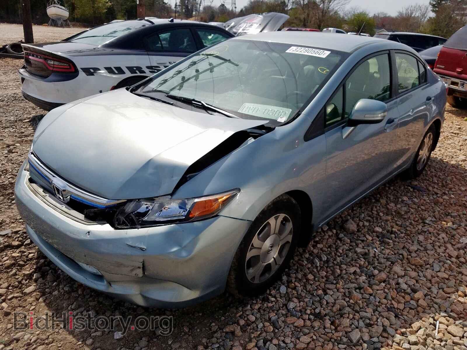 2012 HONDA CIVIC - VIN: JHMFB4F29CS010750 - Фото 2
