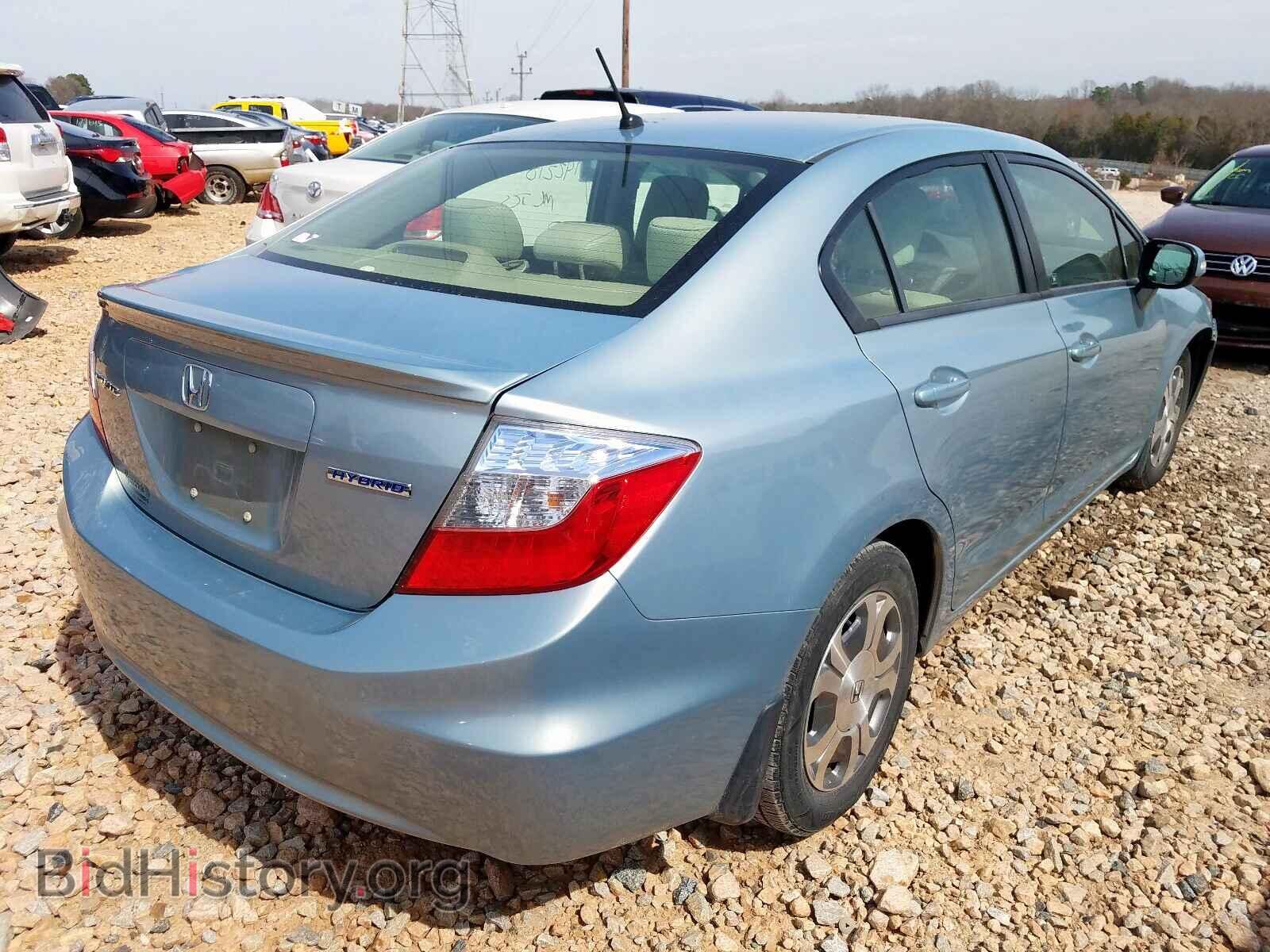 2012 HONDA CIVIC - VIN: JHMFB4F29CS010750 - Фото 4
