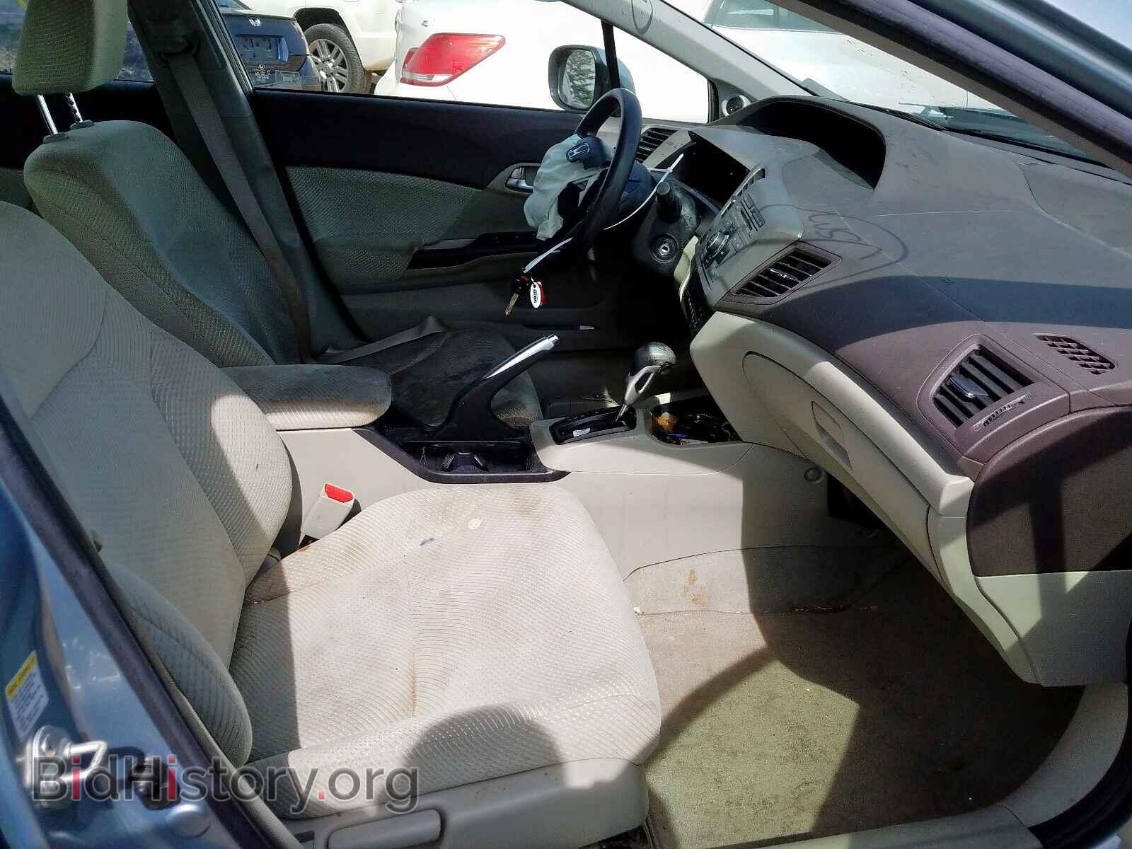 2012 HONDA CIVIC - VIN: JHMFB4F29CS010750 - Фото 5