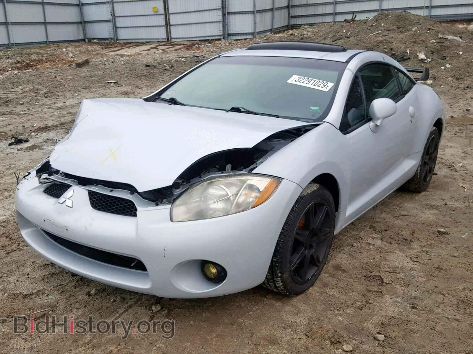 2006 MITSUBISHI ECLIPSE - VIN: 4A3AK34TX6E054130 - Фото 2
