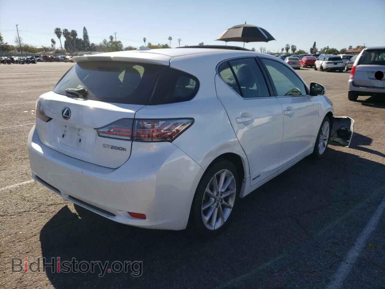 2013 LEXUS CT 200 - VIN: JTHKD5BH6D2149809 - Фото 4