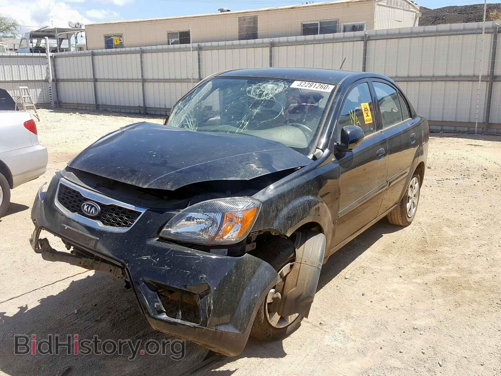 2011 KIA RIO BASE - VIN: KNADH4A3XB6736807 - Фото 2