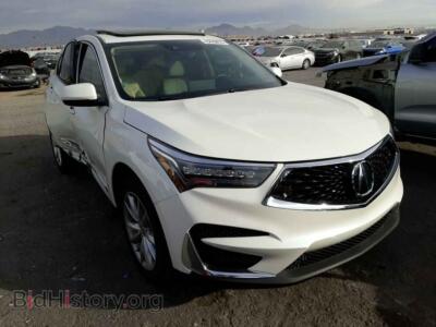 2019 Acura RDX, white — VIN 5J8TC2H3XKL038109, Copart