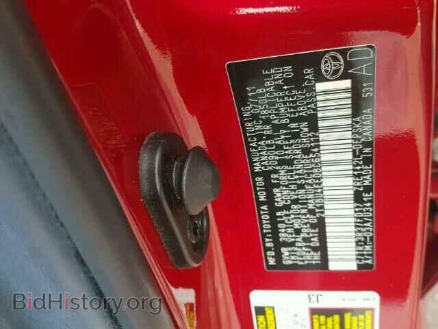 2011 TOYOTA COROLLA - VIN: 2T1BU4EE0BC654112 - Фото 10