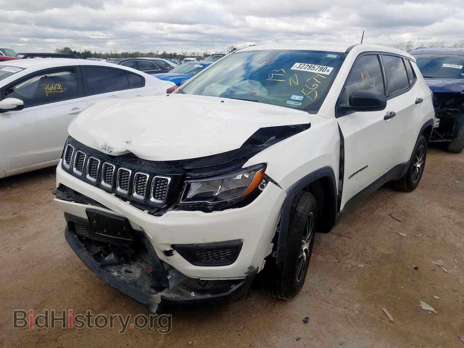 2018 JEEP COMPASS - VIN: 3C4NJCAB4JT265674 - Фото 2