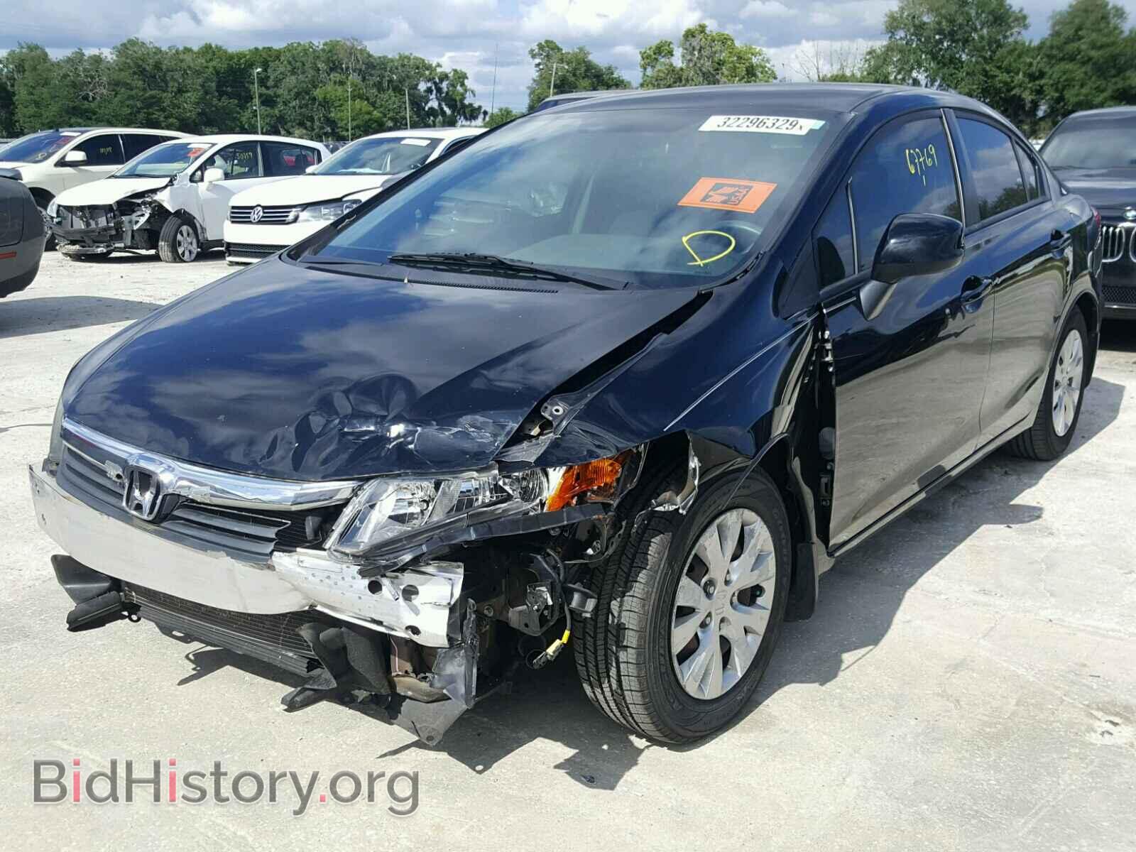 2012 HONDA CIVIC LX - VIN: 19XFB2F53CE101094 - Фото 2