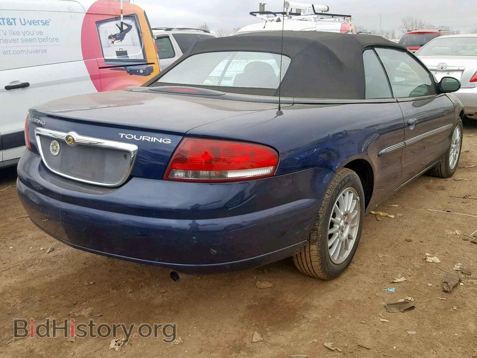 2005 CHRYSLER SEBRING - VIN: 1C3EL55RX5N699671 - Фото 4