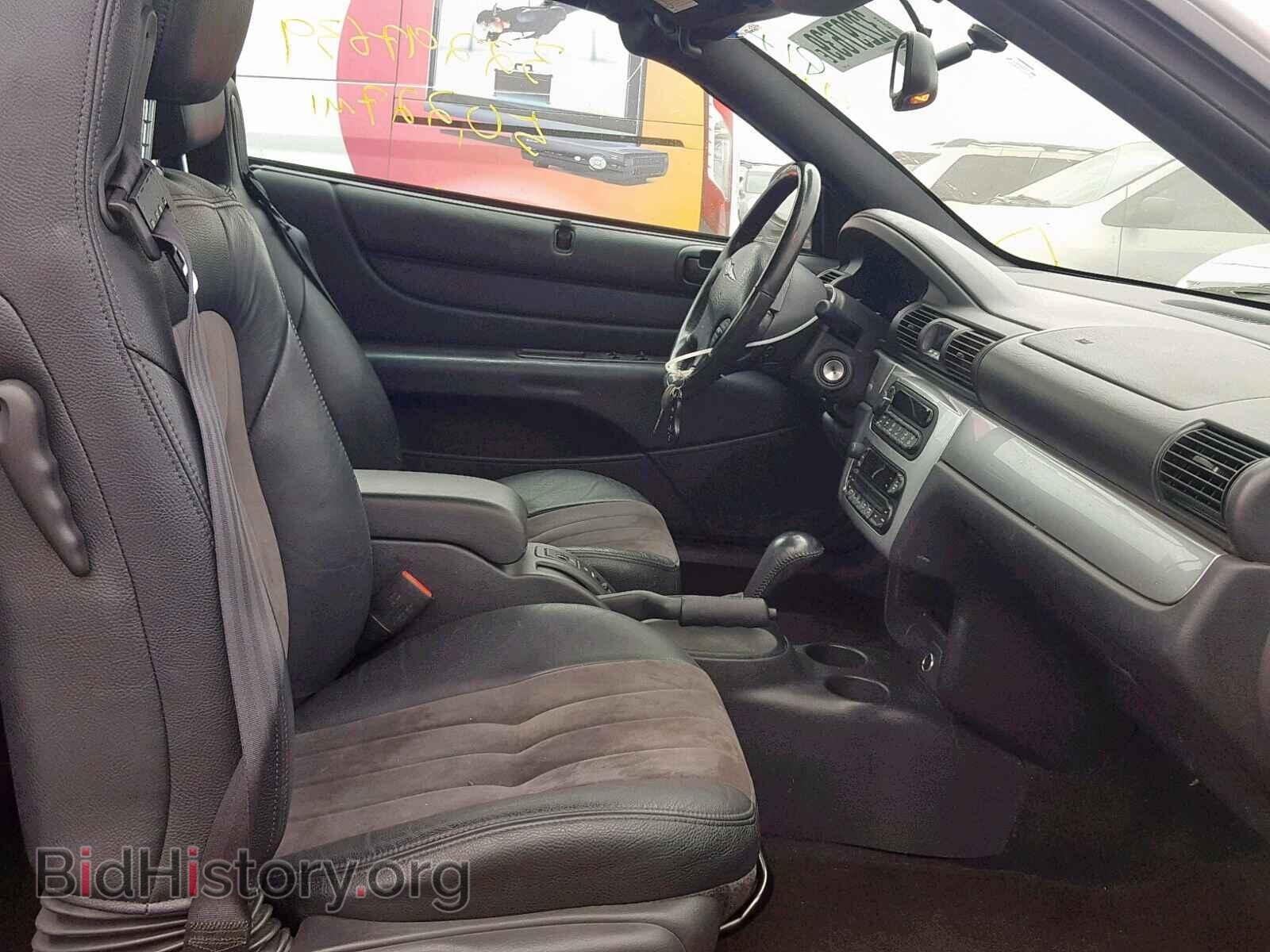 2005 CHRYSLER SEBRING - VIN: 1C3EL55RX5N699671 - Фото 5