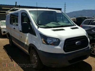 2015 Ford TRANSIT CO Transit T-, white — VIN 1FTNR1ZM6FKA10553, Copart