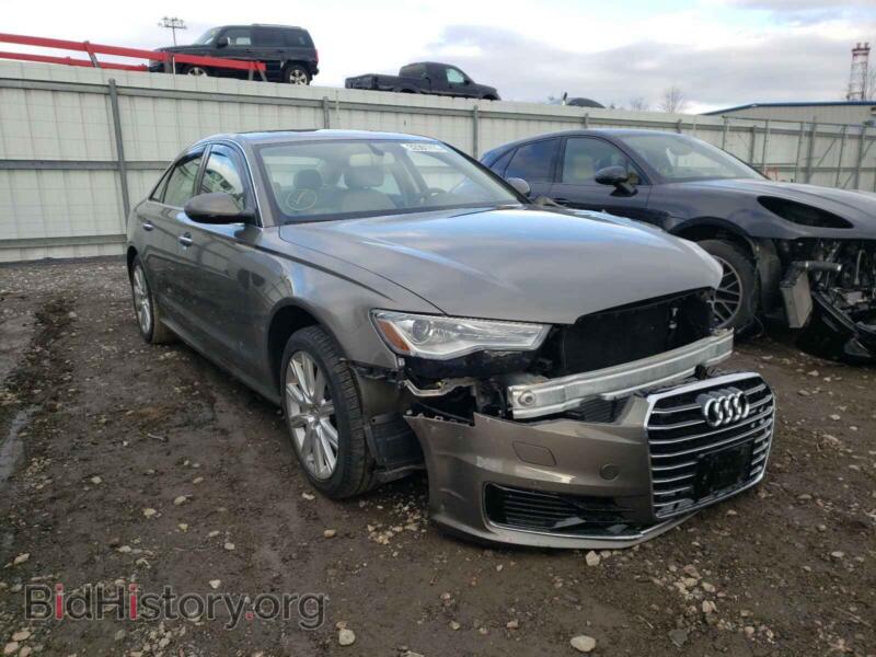 2016 Audi A6 A6 Premium (VIN WAUGFAFC6GN103356) — photo 1 of 10, Copart, damage: front end