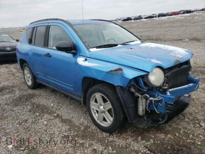 2008 Jeep COMPASS Compass SP, синий — VIN 1J8FT47W68D792493, Copart