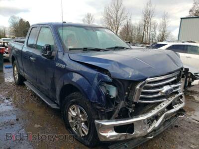 2017 Ford F-150 F150 Super, blue — VIN 1FTFX1EF7HKC46133, Copart